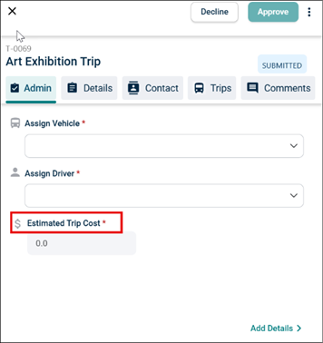 TM-Estimated-Tripcost